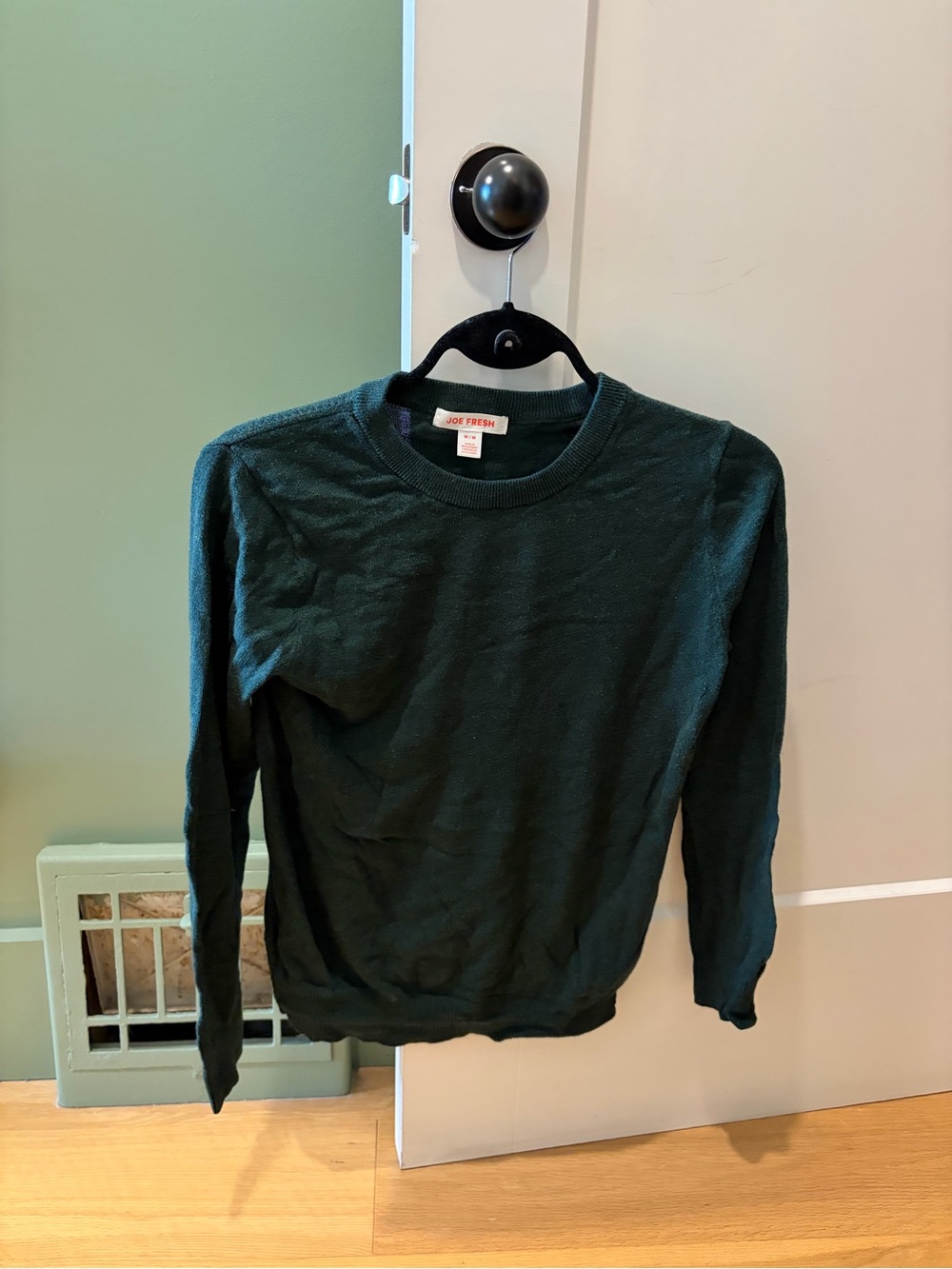 Joe Fresh Women's Crewneck Sweater - Deep Green